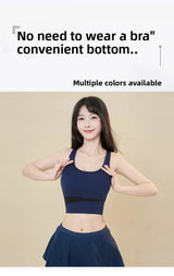 INTIMO SECRETS Women’s High-Impact Sports Bra – Large Size Wire-Free Yoga & Running Top