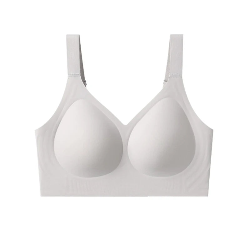 INTIMO SECRETS Plus Size Seamless Push-Up Bra – Wireless Padded Bralette (M-5XL)