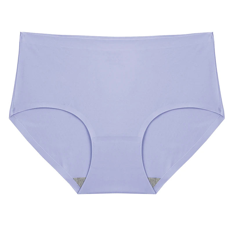 INTIMO SECRETS Plus Size Women’s Panties – Breathable Silk Satin 4PCS