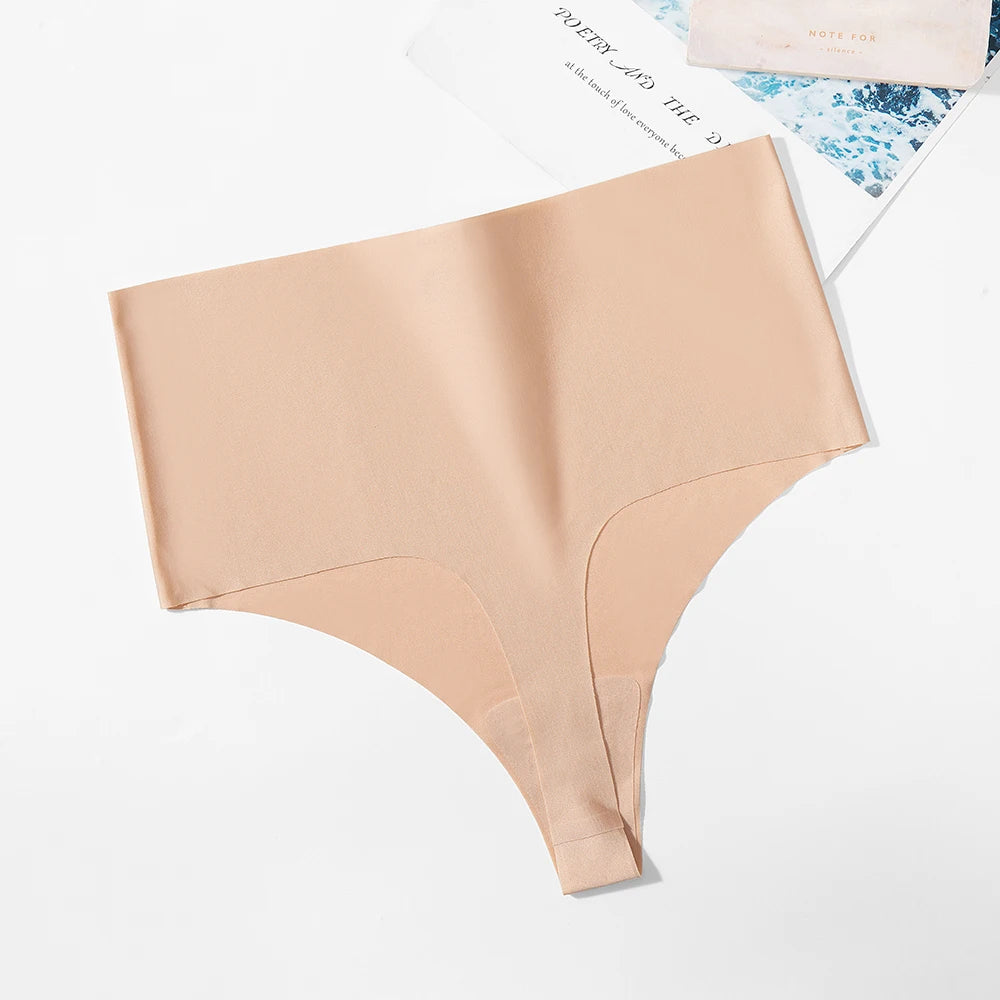 INTIMO SECRETS Women’s Seamless Silk G-String – High-Waist, Soft & Comfortable Thong Underwear