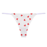 INTIMO SECRETS Ice Silk Seamless Thong - Sexy Butterfly G-String T-Back