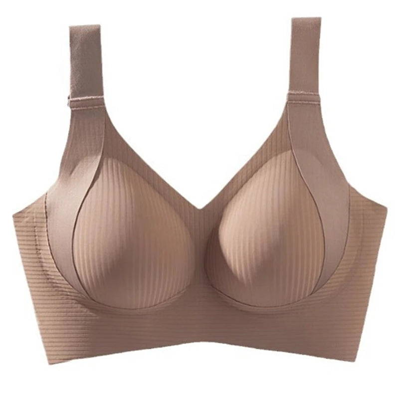 INTIMO SECRETS Seamless Underwear, Thin Style, Large Breasts, Small Breasts, No Wires, Pull-up And Anti-sagging Large Size Bra