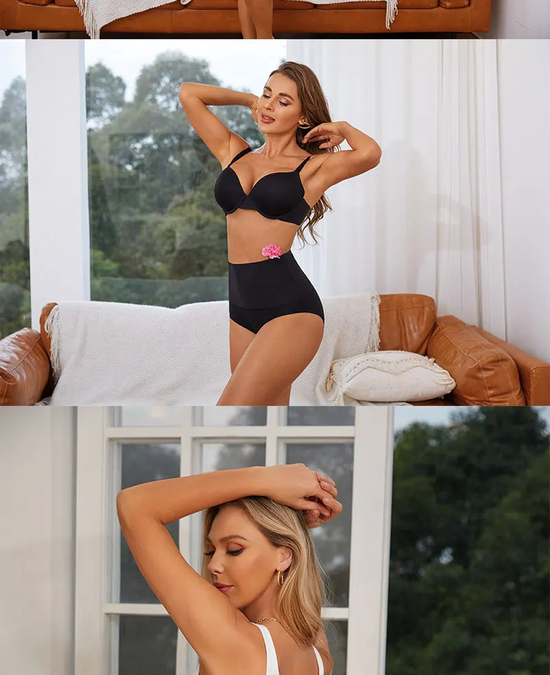 INTIMO SECRETS Anti-Bacterial High Waist Shapewear - Seamless Briefs