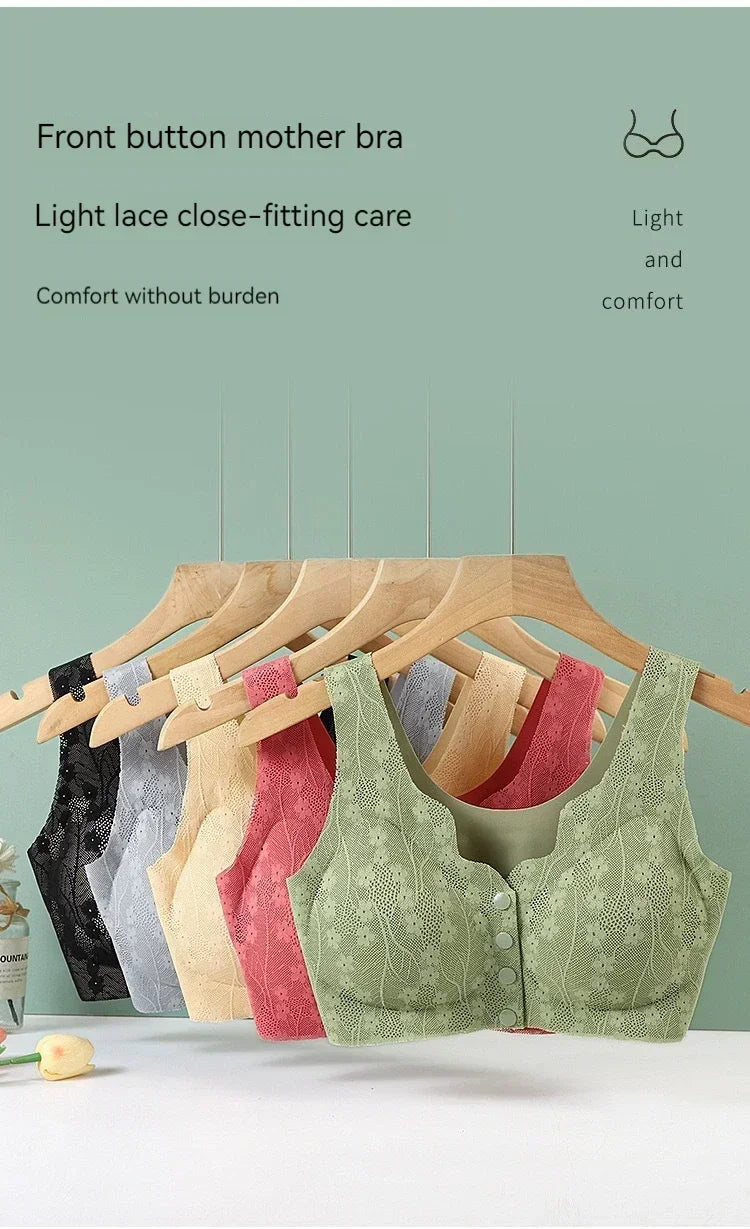 INTIMO SECRETS Women’s Lace Push-Up Bra – Seamless Cordless Active Corset