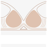 Women Wireless Bra Deep V Hollow Out Underwear Female Seamless Bras Ladies Comfortable 3/4 Cup Brassiere Girls Soft Lingerie New