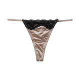 INTIMO SECRETS Women’s Floral Lace Thong – Seamless T-Back G-String Panties, Invisible Underwear