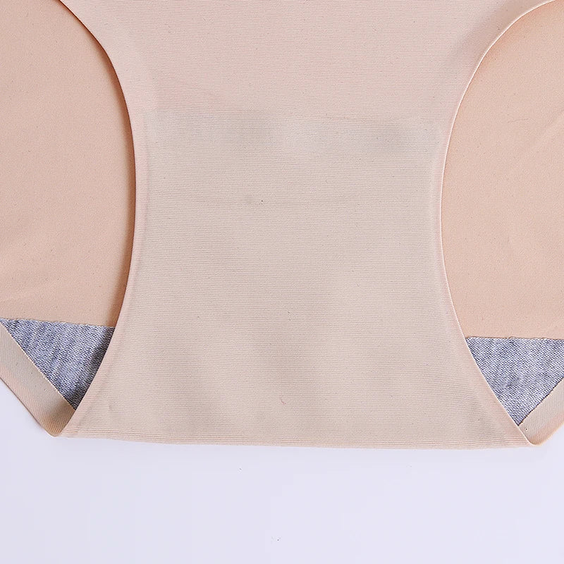 INTIMO SECRETS Plus Size Women’s Panties – Breathable Silk Satin 4PCS