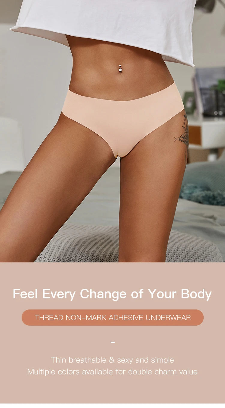 INTIMO SECRETS Seamless Invisible Daily Panties for Women