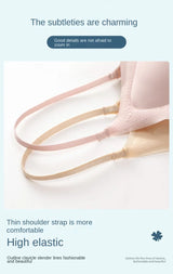 INTIMO SECRETS Ultra Thin Ice Silk Bra – Plus Size Wireless Padded Lingerie