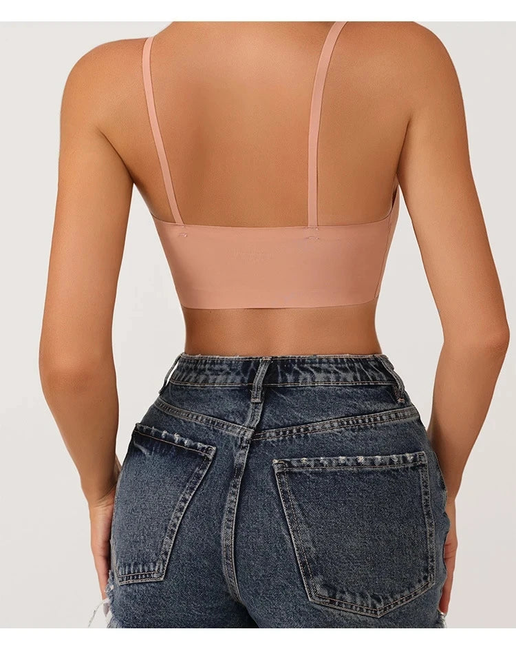 INTIMO SECRETS Seamless Wireless Push-Up Bra – Removable Pad Bralette