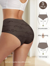 INTIMO SECRETS 5PCS Butterfly-Shaped Panties – Plus Size Women’s Underwear