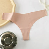 INTIMO SECRETS Ice Silk Thong – Sexy G-String, Low Waist, Seamless Comfort