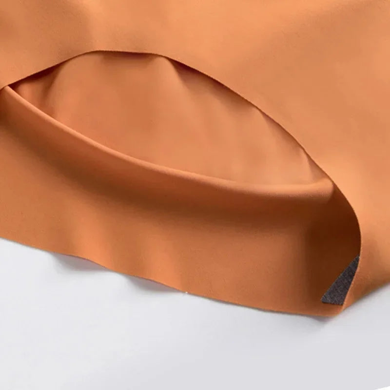 Ice Silk Seamless Briefs for Women High Waist Ultra-thin Sexy Panties Underwear Breathable Invisible Female Lingerie Underpants
