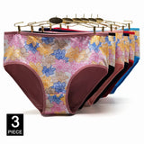 INTIMO SECRETS 3PCS Cotton Panties – Plus Size Women’s Cozy Lingerie