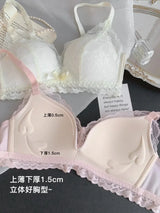 INTIMO SECRETS Japanese Push-Up Bra – Lace Enhancer Wire-Free Lift Bralette