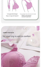 INTIMO SECRETS Women’s Plus-Size Lace Bralette – Ultra-Thin Deep V Bra