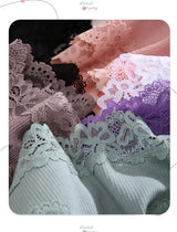 INTIMO SECRETS 3-Pack Women’s Floral Lace Cotton Panties – Sexy Soft Briefs S-XL