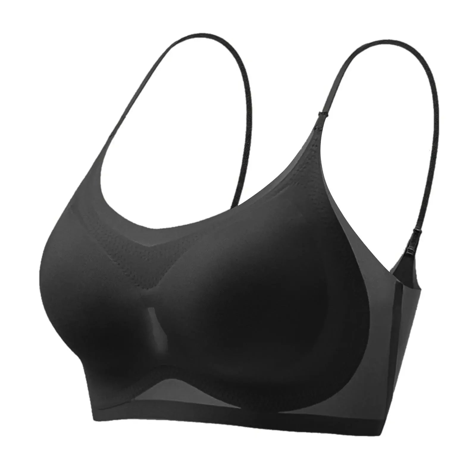 INTIMO SECRETS Push Up Ice Silk Bra – Seamless Wireless Cooling Bralette
