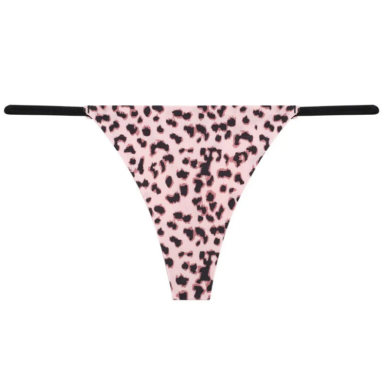 INTIMO SECRETS Ice Silk Seamless Thong - Sexy Butterfly G-String T-Back