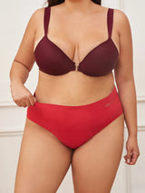 FINETOO 5PCS Women Seamless Plus Size Underwear Sexy High Waist Briefs Female Stretch Comfortable Traceless Lingerie XL-XXXXXL