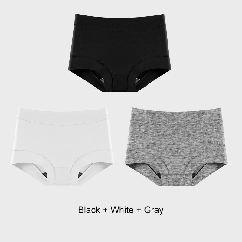 INTIMO SECRETS 3PCS Women’s Cotton Boxer Panties – Plus Size Lingerie