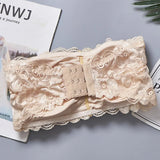 Lace Strapless Bra Women's Sexy Casual Wrap Tube Top Bandeau Short Tanks Bra Sleeveless Tank Tops