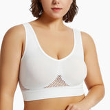 INTIMO SECRETS Wireless Sports Bra – Seamless Push-Up Crop Top