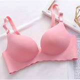 Sexy Push Up Bra Corset Wireless One-Piece Breathable Underwear Gathered Uphold Bra Set for Women Lingerie Seamless Bralette