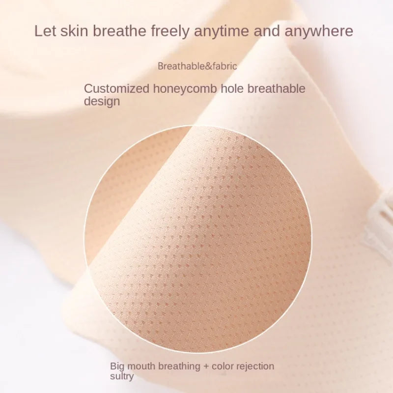 Sexy Push Up Bra Corset Wireless One-Piece Breathable Underwear Gathered Uphold Bra Set for Women Lingerie Seamless Bralette