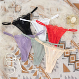 INTIMO SECRETS Transparent Mesh G-String – Soft Low-Rise Sexy Thong & Breathable Daily Lace Lingerie