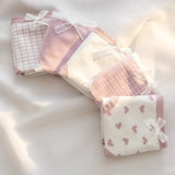 INTIMO SECRETS 5-Pack Cute Love Cotton Panties for Women