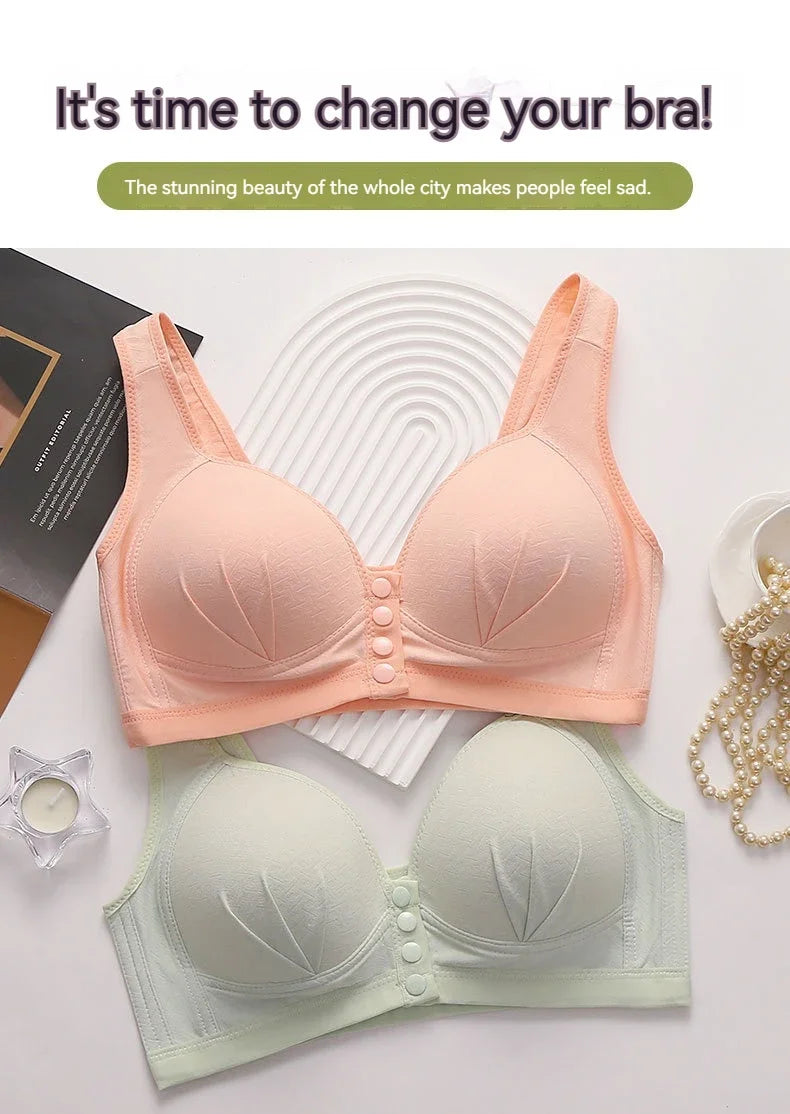 INTIMO SECRETS Front-Opening Anti-Sagging Bra - Seamless Wireless