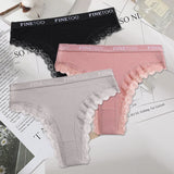 INTIMO SECRETS 3-Pack Cotton Brazilian Panties – Low Rise Plus Size Women