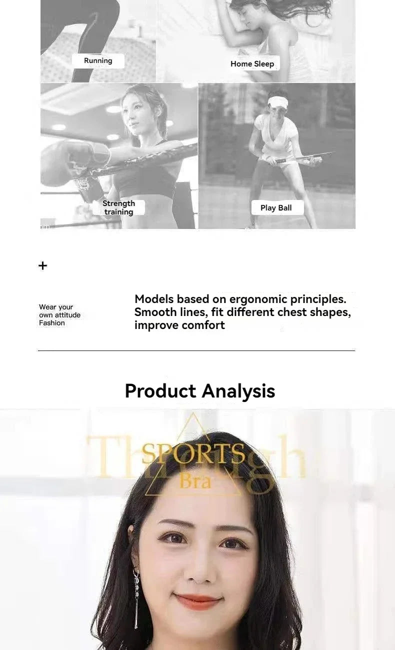 INTIMO SECRETS Women’s Seamless Push-Up Sports Bra – Breathable Active Corset