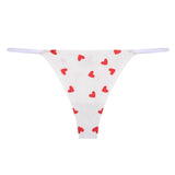 INTIMO SECRETS Ice Silk Seamless Thong - Sexy Butterfly G-String T-Back