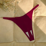 INTIMO SECRETS Ruffles Seamless Thong – Invisible T-Back Underwear for Women