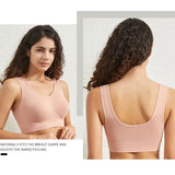 INTIMO SECRETS Non-Wire Crop Top Bra – Solid Color, Breathable Lingerie