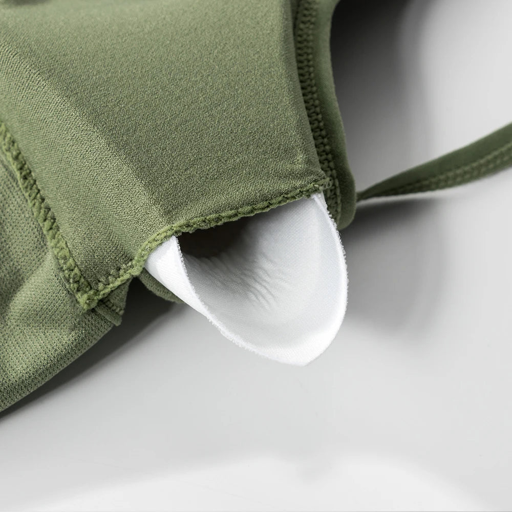 INTIMO SECRETS Women’s 2-Pack Padded Crop Top Bra – Wire-Free Summer Active Vest