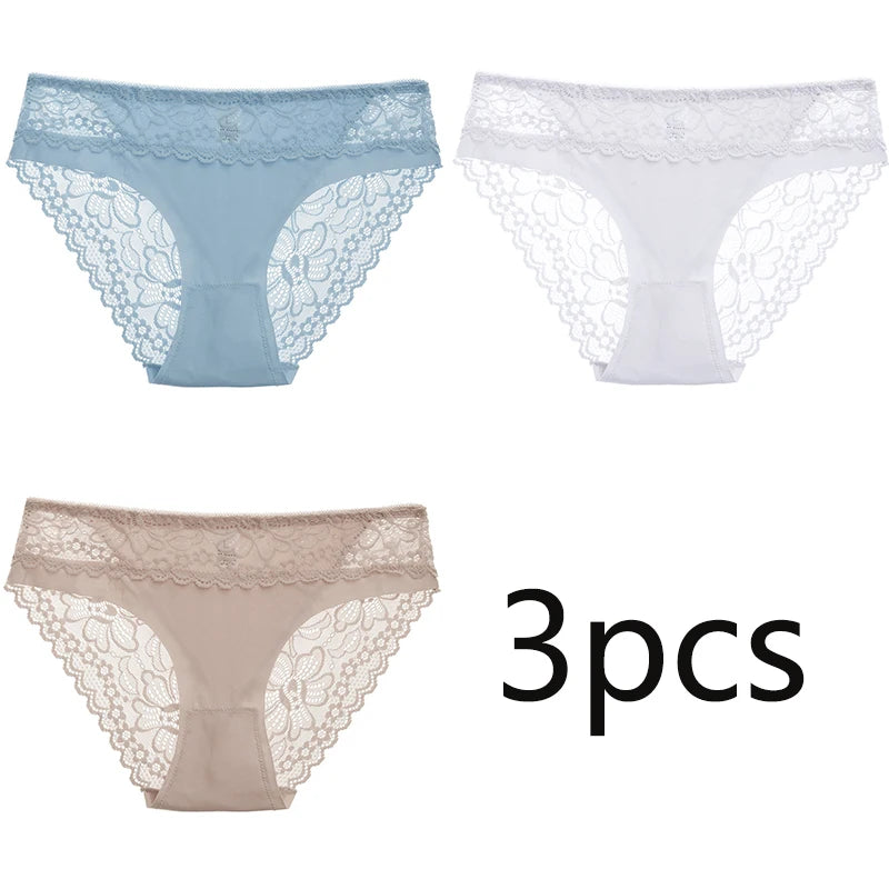 INTIMO SECRETS 3PCS Lace Shaper Panties – Plus Size Women 2XL Lingerie