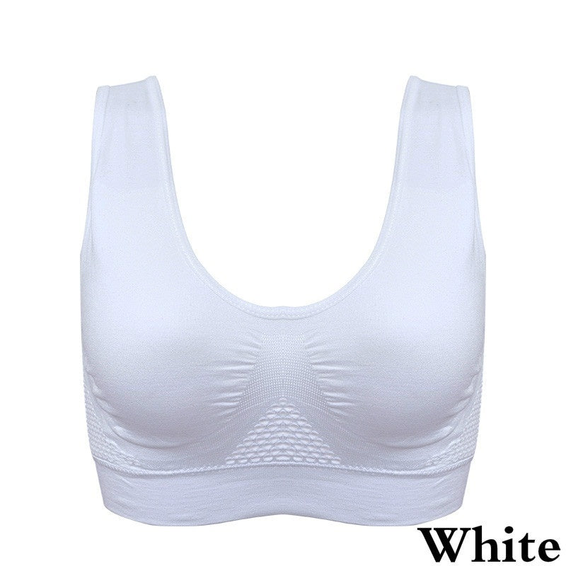 INTIMO SECRETS Women’s Breathable Sports Vest Bra – Shockproof & Sweat-Absorbent