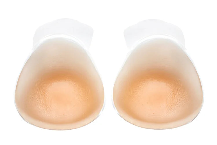 INTIMO SECRETS Women’s Silicone Adhesive Bra – Invisible Strapless Push-Up Chest Stickers & Bralette