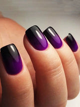 24pcs/set short square fake nails for women cute bride heart white french tips faux ongles y2k press on false nail supplies