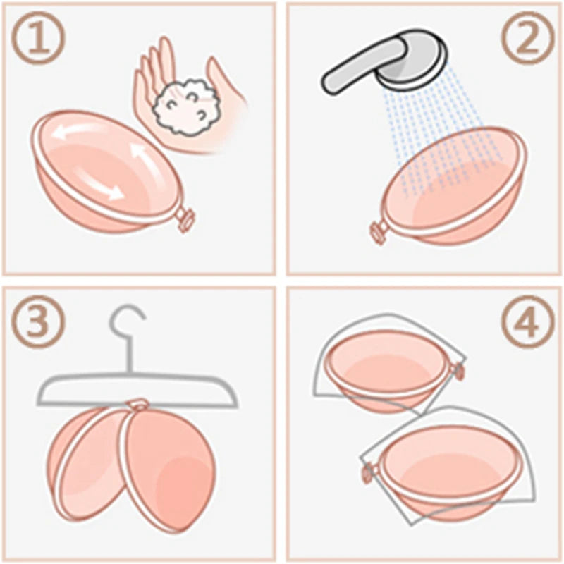 INTIMO SECRETS Push-Up Invisible Stick-On Bra – Strapless Seamless Lingerie & Underwear Accessory for Women