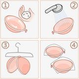 INTIMO SECRETS Push-Up Invisible Stick-On Bra – Strapless Seamless Lingerie & Underwear Accessory for Women