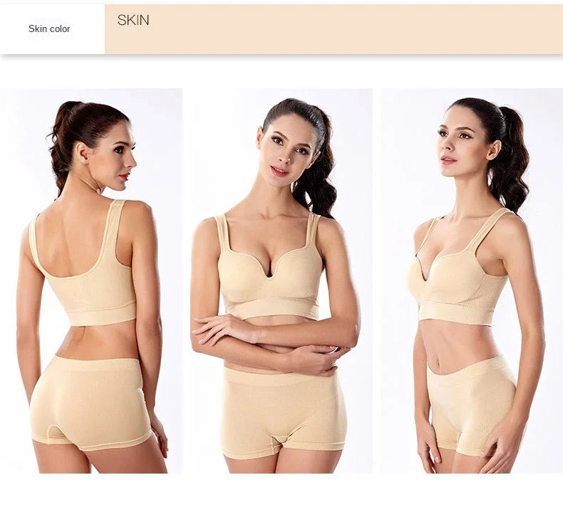 INTIMO SECRETS Women’s Yoga & Fitness Bra – 3D Cup, No Steel Ring