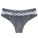 INTIMO SECRETS Women’s Hollow-Out Seamless G-String – Sexy Mid-Waist Panties