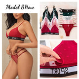 INTIMO SECRETS Dot Lace Push-Up Bralette – Wireless V-Neck Women’s Bra