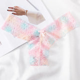 INTIMO SECRETS Women’s Ruffles Seamless T-Back Thong – Sexy G-String Underwear 1PCS