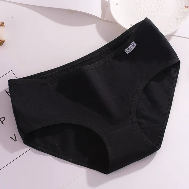 7Pcs/Lot Cotton Panties for Women Plus Size Underwear Comfortable Briefs Girls Female Underpants Sexy Lingeries Intimates M-4XL