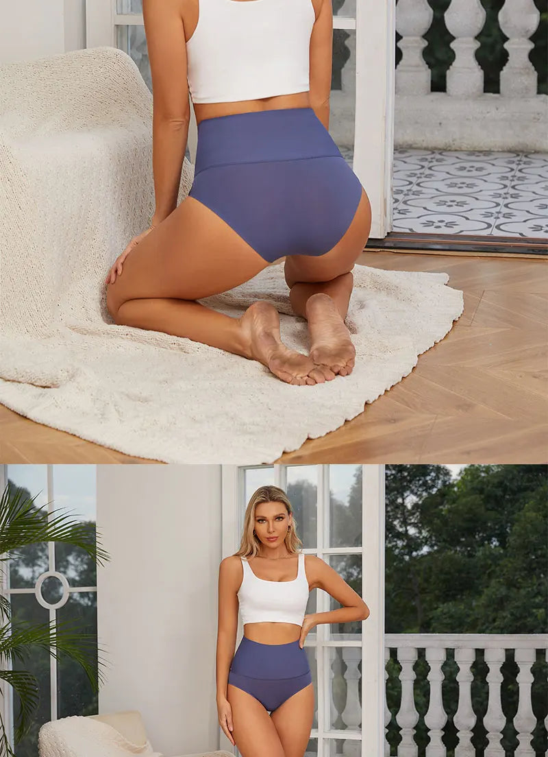 INTIMO SECRETS Anti-Bacterial High Waist Shapewear - Seamless Briefs